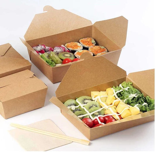 #3 KRAFT BROWN PAPER TAKE OUT BOX