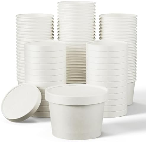 PAPER SOUP CONTAINER&LIDS