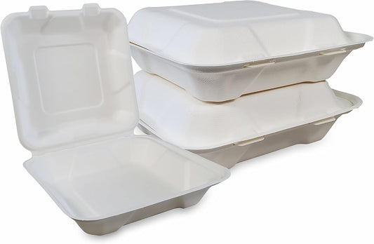 SUGARCANE HINGED CONTAINERS