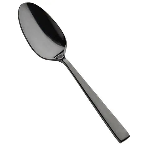 HEAVY WEIGHT BLACK SOUP SPOON